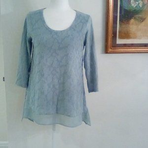 Simply Vera Wang Women's Floral Jacquard top